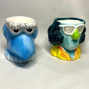 VTG 70s TasteSetter Jim Henson’s Muppets Sam Eagle & Zoot the Sax egg cups (2ct)